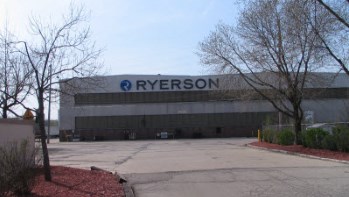 Exterior photo of Ryerson's Milwaukee, Wisconsin Facility